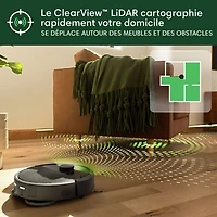 iRobot Roomba Plus 405 Combo Wi-Fi Connected Self-Empty Robot Vacuum & Mop - Black