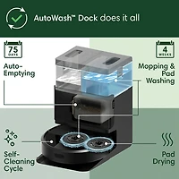 iRobot Roomba Plus 405 Combo Wi-Fi Connected Self-Empty Robot Vacuum & Mop - Black