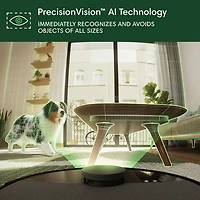 Aspirateur robot à vadrouille connecté Wi-Fi à vidage automatique Roomba Plus 505 Combo d'iRobot - Noir