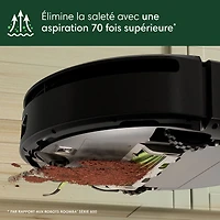 Aspirateur robot connecté Wi-Fi Roomba 205 DustCompactor Vac d'iRobot - Noir