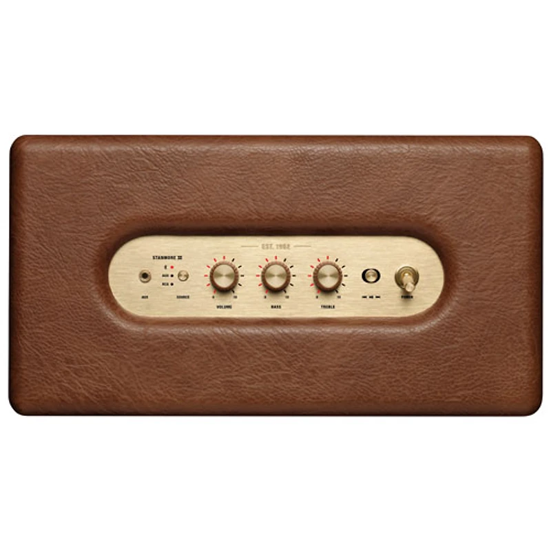 Haut-parleur Bluetooth sans fil Stanmore III de Marshall - Brun
