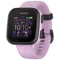 Montre intelligente pour enfants Bounce 33,1 mm de Garmin - Rose fleuri
