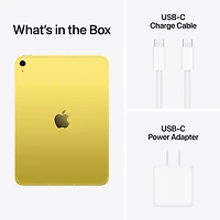 iPad A16 de 11 po et de 256 Go avec Wi-Fi 6 et 5G d'Apple (11e génération) - Jaune