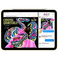 iPad A16 de 11 po et de 256 Go avec Wi-Fi 6 et 5G d'Apple (11e génération) - Jaune