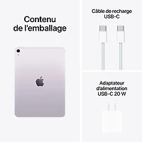 iPad Air M3 po Go avec Wi-Fi 6E et 5G d'Apple (7e génération