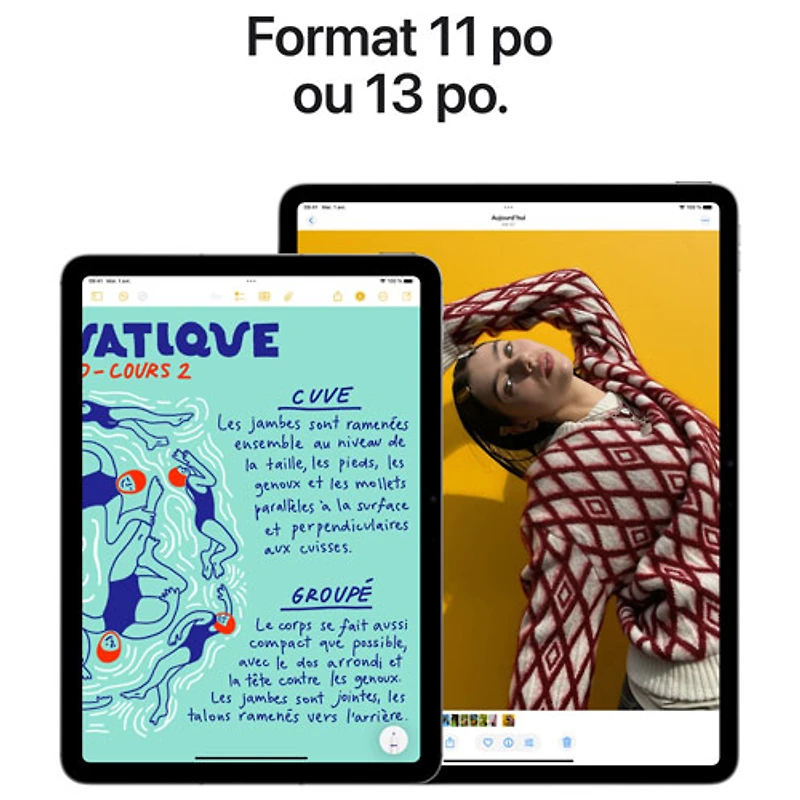 iPad Air M3 po Go avec Wi-Fi 6E et 5G d'Apple (7e génération
