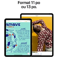 iPad Air M3 po Go avec Wi-Fi 6E et 5G d'Apple (7e génération
