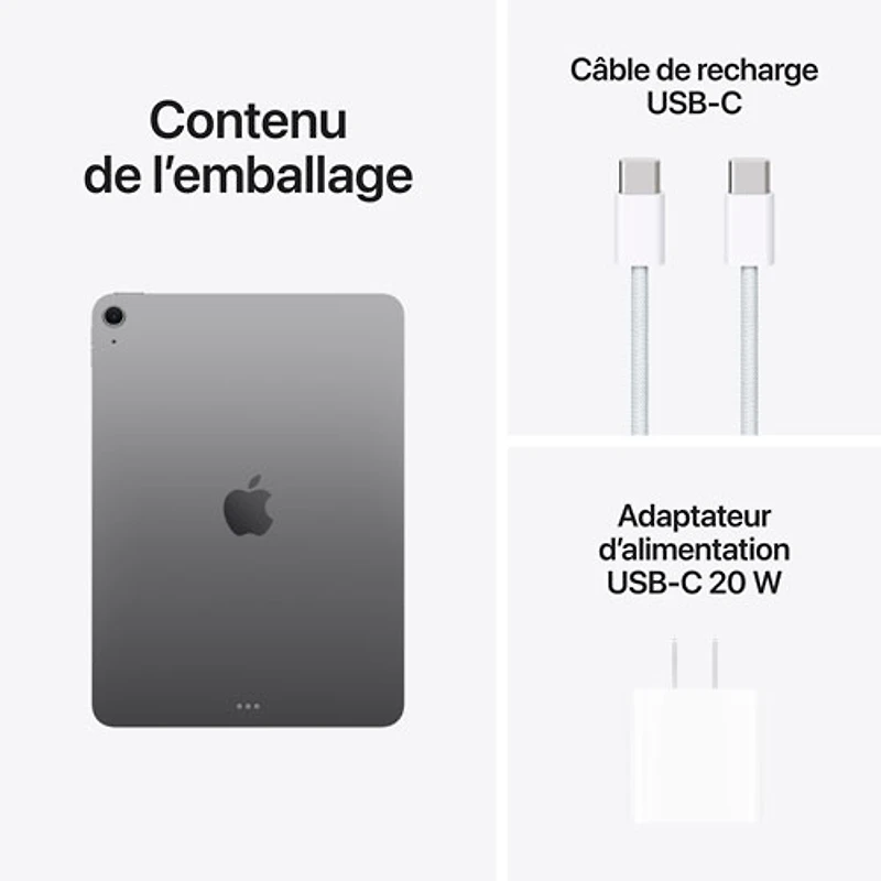 iPad Air M3 po Go avec Wi-Fi 6E d'Apple (7e génération