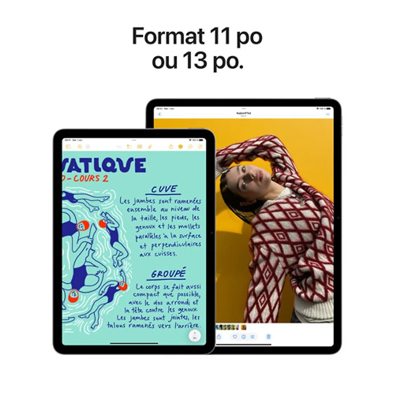 iPad Air M3 11 po 256 Go avec Wi-Fi 6E d'Apple (7e génération) - Comète