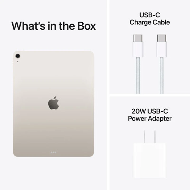 iPad Air M3 13 po 128 Go avec Wi-Fi 6E d'Apple (7e génération) - Comète