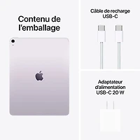 Apple iPad Air M3 13" 256GB with Wi-Fi 6E & 5G (7th Generation) - Purple