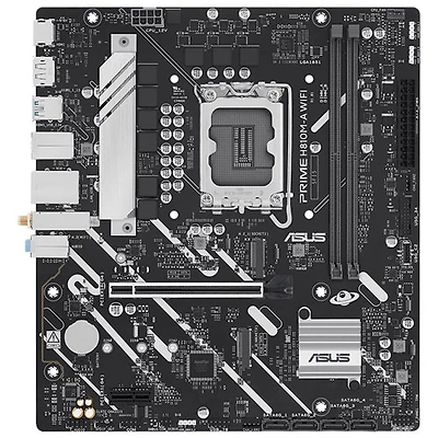 Carte mère PRIME H810M-A-CSM Micro-ATX LGA 1851 DDR5 d'ASUS pour processeurs Core Ultra série 2 d'Intel