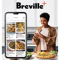 Four à convection de comptoir compact avec friture à air chaud Smart Oven de Breville - Acier inoxydable brossé