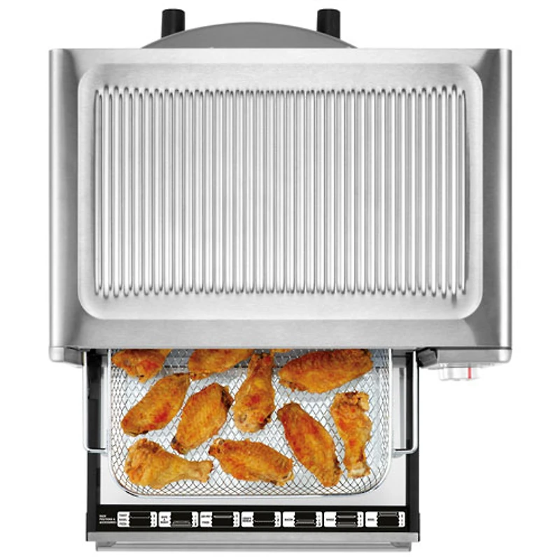 Four à convection de comptoir compact avec friture à air chaud Smart Oven de Breville - Acier inoxydable brossé