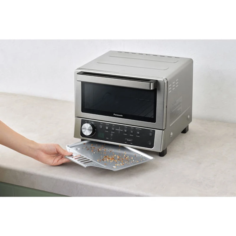 Panasonic FlashXpress Double Infrared Toaster Oven (NBG205) - Stainless Steel