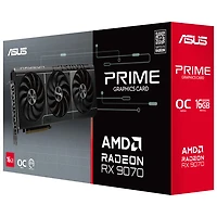 Carte graphique Prime Radeon RX 9070 OC 16 Go GDDR6 d'ASUS