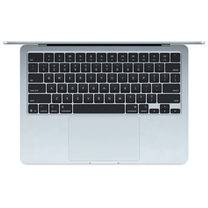 MacBook Air de 13,6 po avec Touch ID d'Apple (2025) - Bleu ciel (M4 d'Apple/RAM 16 Go/SSD 512 Go) - Français