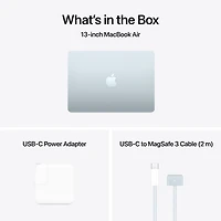 Apple MacBook Air 13.6" w/ Touch ID (2025) - Sky Blue (Apple M4 / 24GB RAM / 512GB SSD) - French