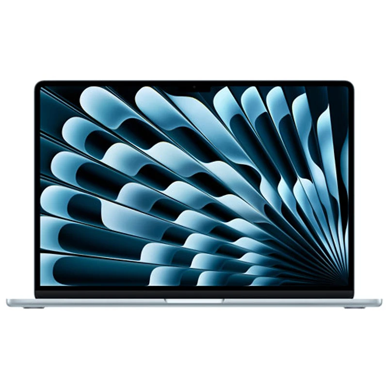 MacBook Air de 15,3 po avec Touch ID d'Apple (2025) - Bleu ciel (M4 d'Apple/RAM 16 Go/SSD 512 Go) - Anglais
