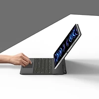 Étui-clavier avec support magnétique Connect Pro de Belkin pour iPad Air 13 po/Pro 12,9 po - Noir