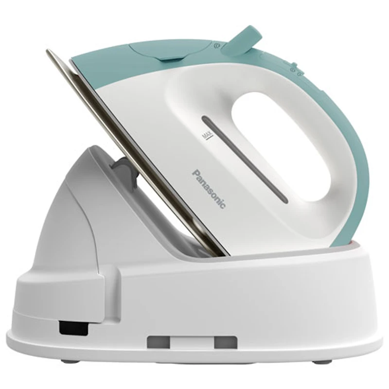 Panasonic Cordless Iron with Stainless Steel Soleplate (NIQL1000G) - Teal