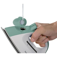 Fer sans fil avec semelle en acier inoxydable de Panasonic (NIQL1000G) - Sarcelle