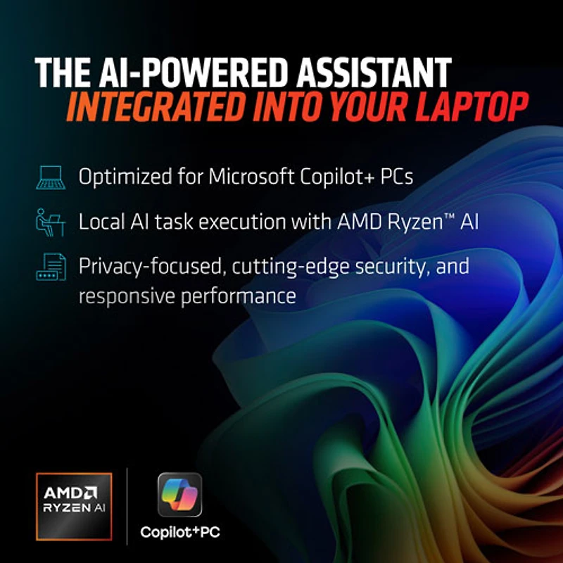 Portable Copilot+ PC 2-en-1 tactile de 16 po OmniBook X Flip de HP (Ryzen AI 300 d'AMD/RAM 32 Go/SSD 1 To)