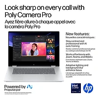 Portable Copilot+ PC 2-en-1 tactile de 16 po OmniBook 7 Flip de HP (Core Ultra 7-258V d'Intel/RAM 32 Go/SSD 1 To)