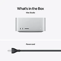 Mac Studio d'Apple (Puce M4 Max d'Apple/processeur graphique 32 coeurs/RAM 36 Go/SSD 512 Go)