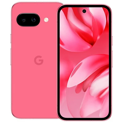 Pixel 9a de 128 Go de Google avec Bell - Rose pivoine - Financement mensuel