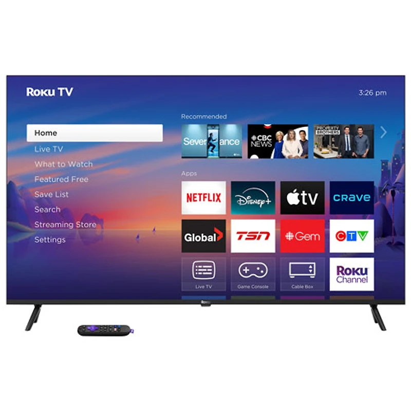 Téléviseur intelligent Roku QLED HDR UHD 4K de 50 po série Select de Roku (50R5C5CA) - 2025