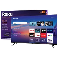 Roku Select Series 55" 4K UHD HDR QLED Roku Smart TV (55R5C5CA) - 2025