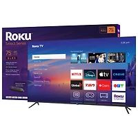 Roku Select Series 75" 4K UHD HDR QLED Roku Smart TV (75R5C5CA) - 2025