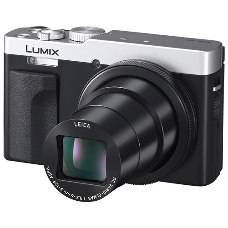 Panasonic LUMIX ZS99S Wi-Fi 20.3 MP 30x Optical Zoom 4K Video Digital Camera - Silver