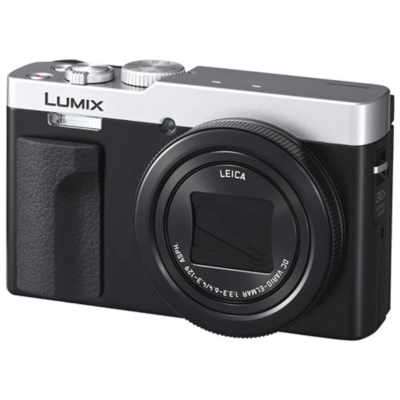 Panasonic LUMIX ZS99S Wi-Fi 20.3 MP 30x Optical Zoom 4K Video Digital Camera - Silver