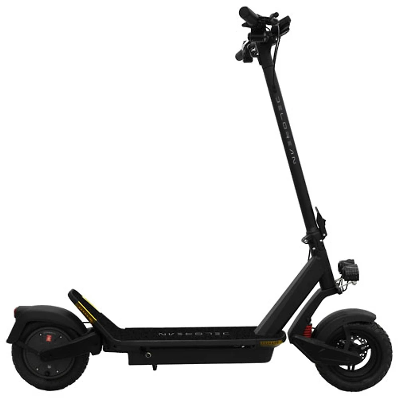 Trottinette électrique L10U de Delorean (moteur 500 W/autonomie 38 km/vitesse maximale 25 km/h) - Noir