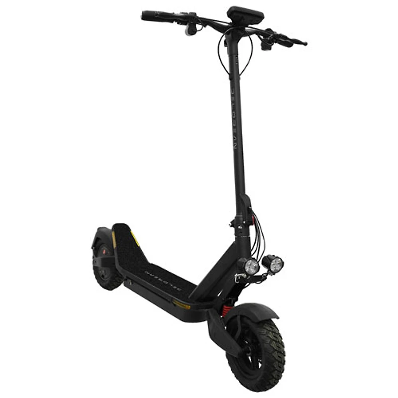 Trottinette électrique L10U de Delorean (moteur 500 W/autonomie 38 km/vitesse maximale 25 km/h) - Noir