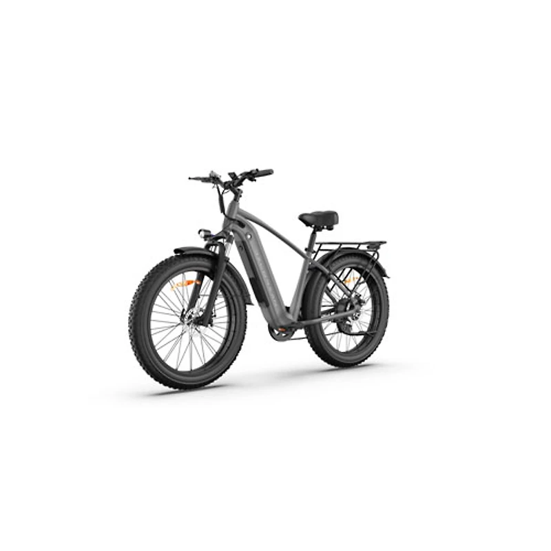 Vélo de ville électrique DM220 de Delorean (moteur 500 W/autonomie 55 km/vitesse maximale 32,2 km/h) - Noir