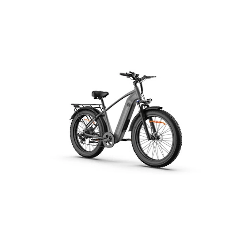 Vélo de ville électrique DM220 de Delorean (moteur 500 W/autonomie 55 km/vitesse maximale 32,2 km/h) - Noir