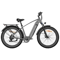 Vélo de ville électrique DM220 de Delorean (moteur 500 W/autonomie 55 km/vitesse maximale 32 km/h) - Gris foncé