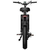 Vélo de ville électrique DM220 de Delorean (moteur 500 W/autonomie 55 km/vitesse maximale 32 km/h) - Gris foncé
