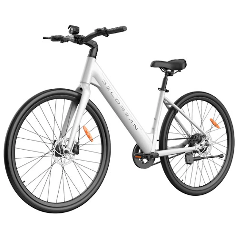 Delorean DM770 Step-Through Electric City Bike (500W Motor / 55km Range / 32km/h Top Speed