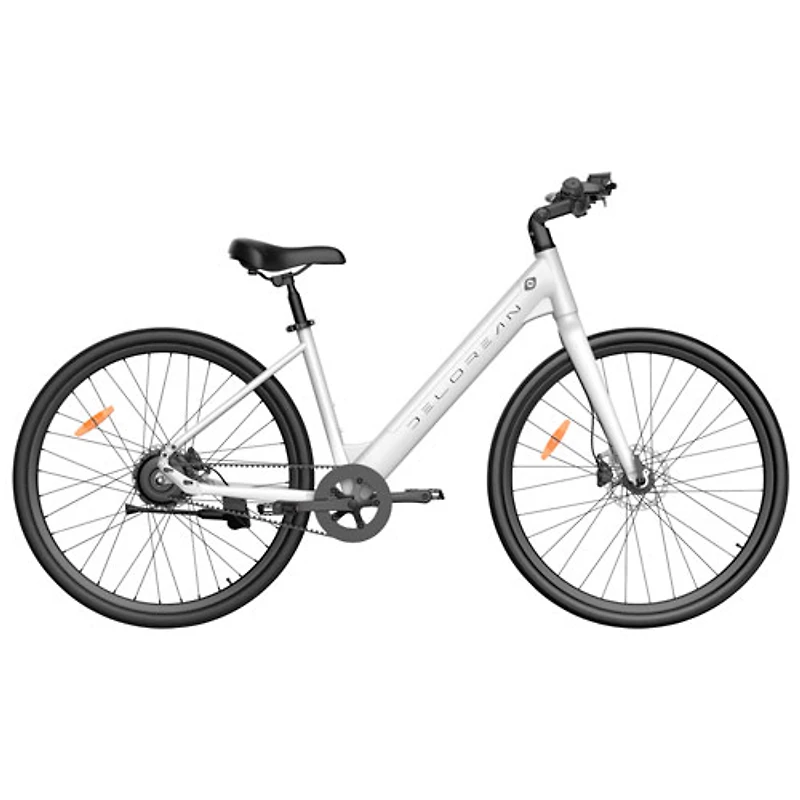 Delorean DM770 Step-Through Electric City Bike (500W Motor / 55km Range / 32km/h Top Speed