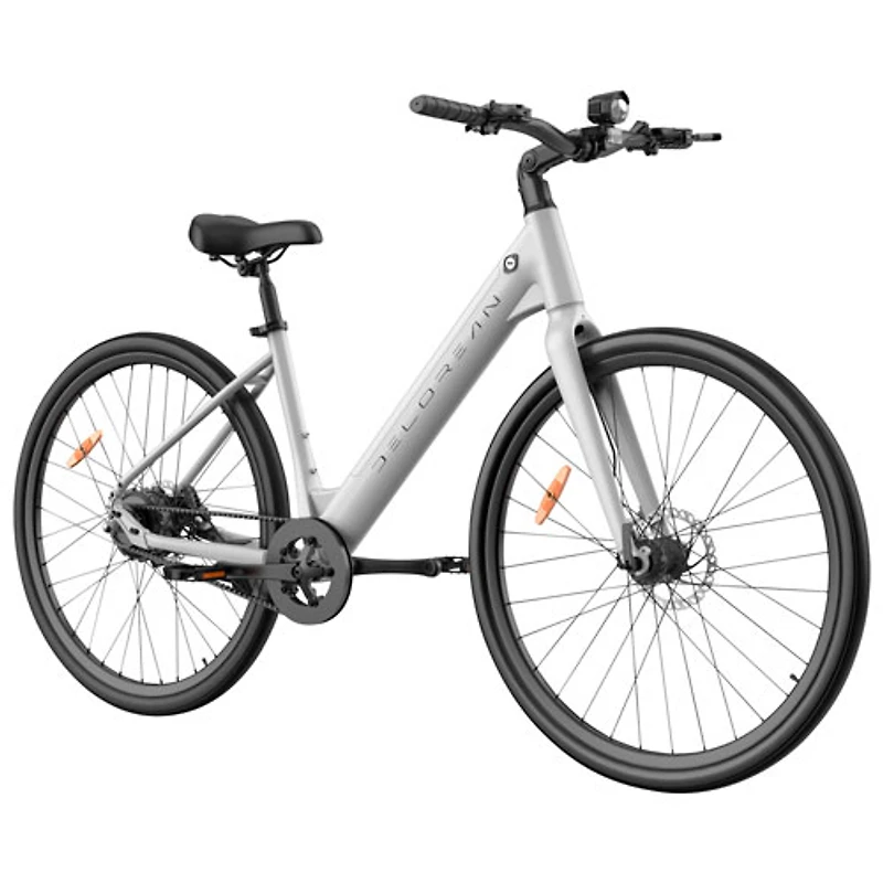 Delorean DM770 Step-Through Electric City Bike (500W Motor / 55km Range / 32km/h Top Speed