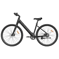 Vélo de ville électrique à cadre bas DM770 de Delorean (moteur 350W/autonomie 55 km/vitesse maximale 32 km/h) - Noir