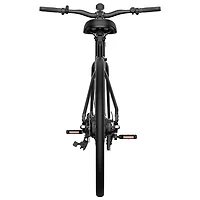 Vélo de ville électrique à cadre bas DM770 de Delorean (moteur 350W/autonomie 55 km/vitesse maximale 32 km/h) - Noir