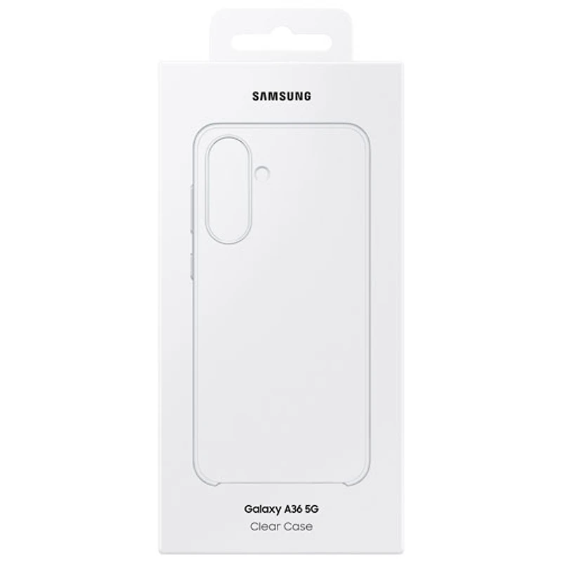 Étui rigide ajusté pour Galaxy A36 de Samsung - Transparent
