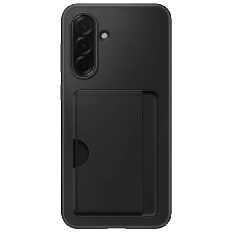Étui rigide ajusté à fentes pour cartes de Samsung pour Galaxy A36 - Noir