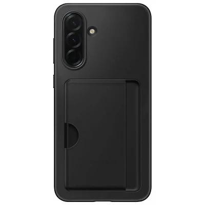 Samsung Card Slot Fitted Hard Shell Case for Galaxy A36 - Black