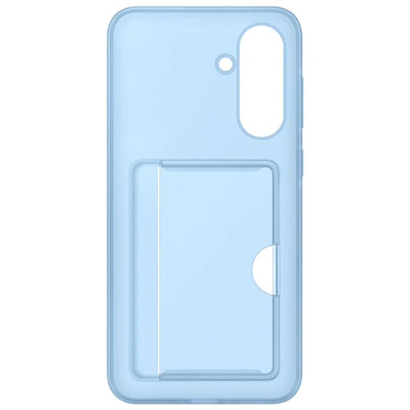 Étui rigide ajusté à fentes pour cartes de Samsung pour Galaxy A36 - Bleu